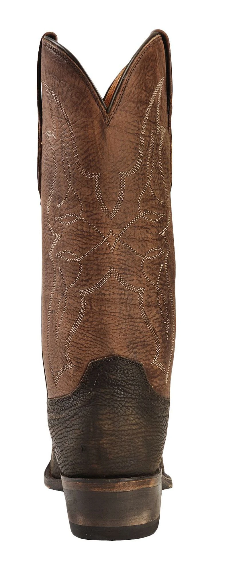 Lucchese Men's Handmade 1883 Carl Sanded Shark Western Boots - Square Toe 3 Lucchese Men's Handmade 1883 Carl Sanded Shark Western Boots - Square Toe