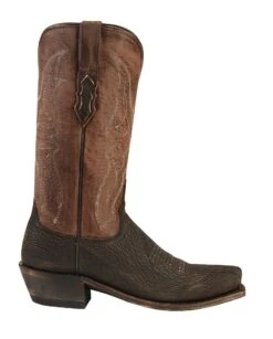 Lucchese Men's Handmade 1883 Carl Sanded Shark Western Boots - Square Toe 11 Lucchese Men's Handmade 1883 Carl Sanded Shark Western Boots - Square Toe -Fashion Shoes Store 034A89 47 RT
