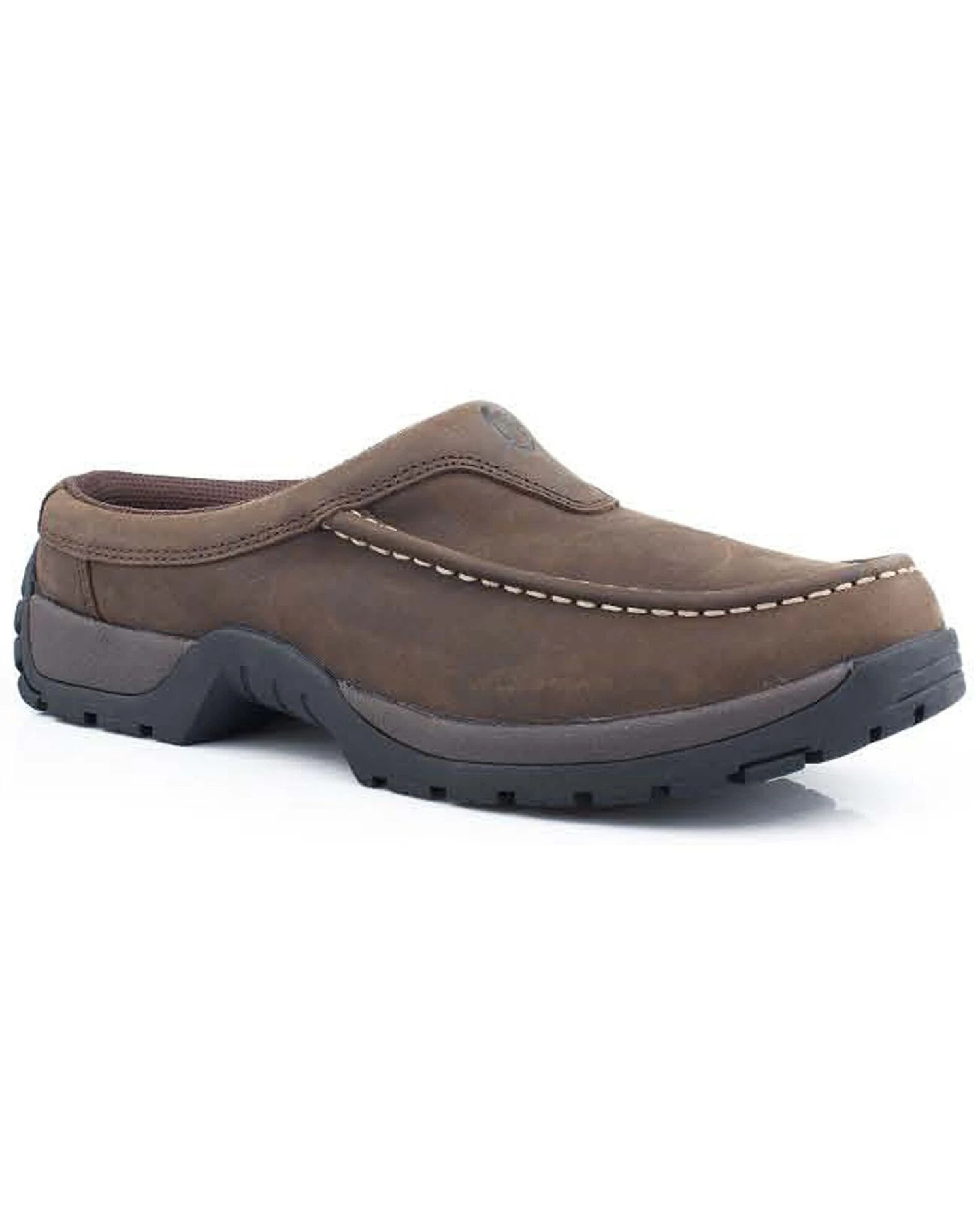Roper Men's Performance Lite Open Back Slip-On Casual Shoes - Moc Toe 3 Roper Men's Performance Lite Open Back Slip-On Casual Shoes - Moc Toe