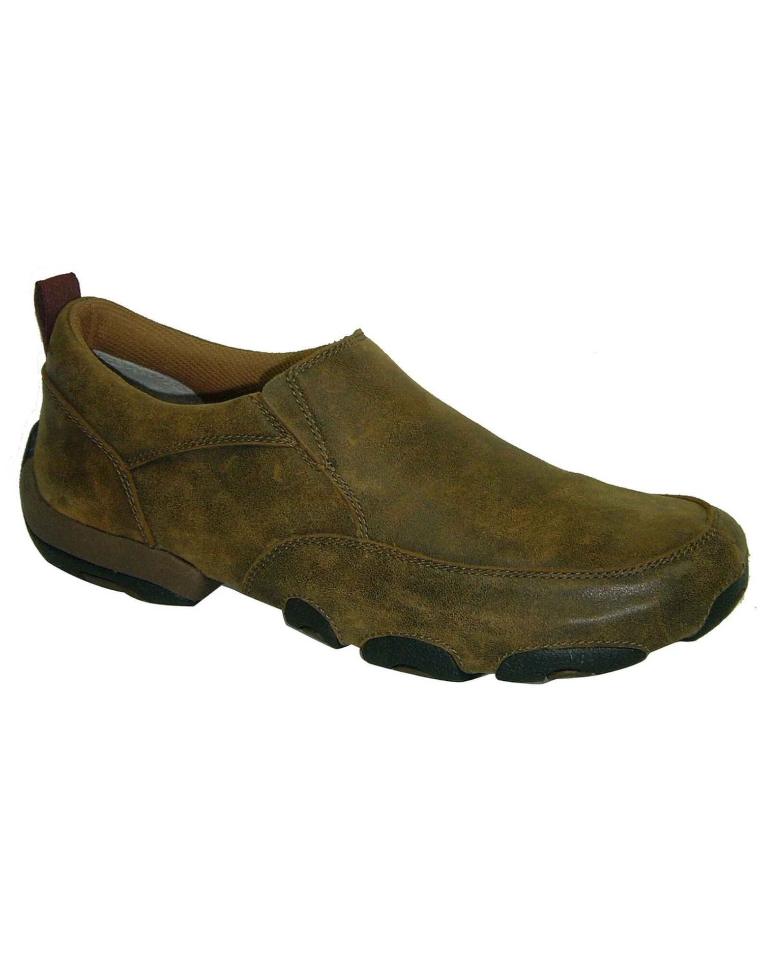 Twisted X Driving Slip-On Moccasin Shoes - Round Toe 3 Twisted X Driving Slip-On Moccasin Shoes - Round Toe