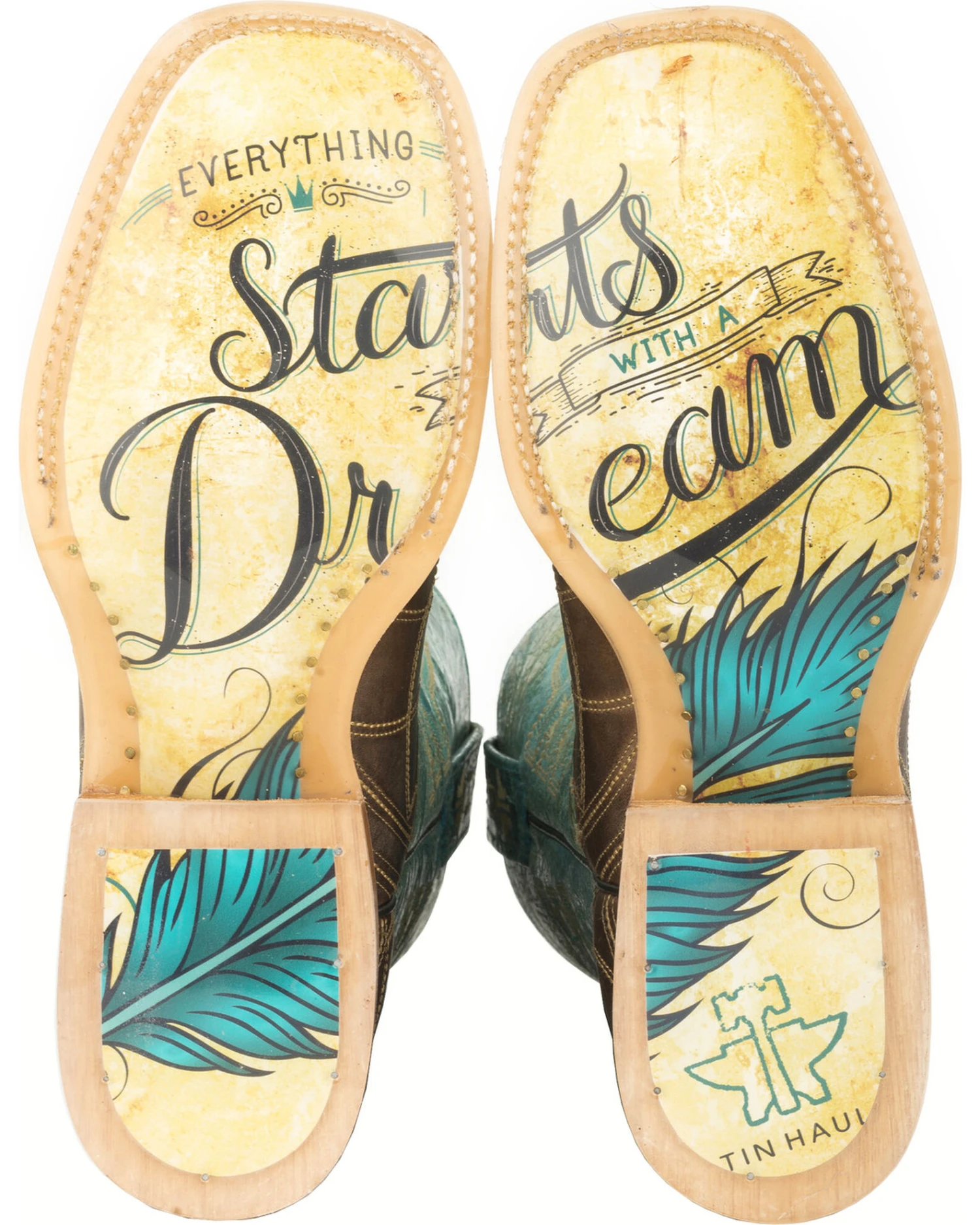 Tin Haul Dreamcatcher Cowgirl Boots - Square Toe 5 Tin Haul Dreamcatcher Cowgirl Boots - Square Toe - Image 3