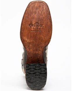 Circle G Women's Honey Cowhide Western Boots - Square Toe -Fashion Shoes Store 04539H D2 P7