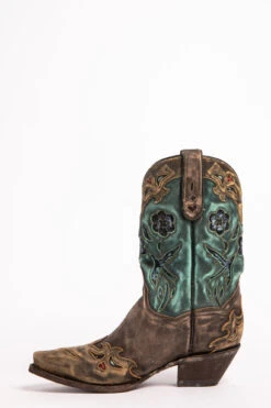 Dan Post Women's Blue Bird Wingtip Western Boots - Snip Toe -Fashion Shoes Store 045N92 56 RT