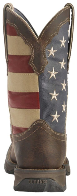 Durango Lady Rebel American Flag Western Performance Boots - Broad Square Toe