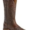 Boulet Women's Hand Tooled Ranger Western Boots - Square Toe