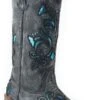 Roper Women's Shiny Turquoise Inlay Western Boots - Broad Square Toe 1 Roper Women's Shiny Turquoise Inlay Western Boots - Broad Square Toe -Fashion Shoes Store 045Z83 89 P1