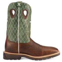 Twisted X Men's Lite Weight Work Boots - Square Toe -Fashion Shoes Store 050C25 38 RT