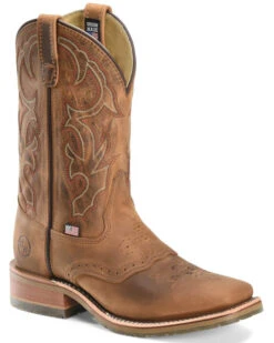 Double H Men's ICE Roper Western Work Boots - Broad Square Toe -Fashion Shoes Store 050D34 7049 P1