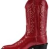 Old West Girls' Leather Western Boots - Pointed Toe