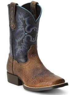 Ariat Boys' Tombstone Western Boots - Broad Square Toe