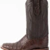 Ferrini Men's Caiman Belly Western Boots - Broad Square Toe -Fashion Shoes Store 066823 47 P3