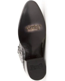 Ferrini Men's Full Quill Ostrich Western Boots - Medium Toe