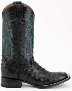 Ferrini Men's Full-Quill Ostrich Embroidered Western Boots - Broad Square Toe 14 Ferrini Men's Full-Quill Ostrich Embroidered Western Boots - Broad Square Toe -Fashion Shoes Store 066845 89 P2