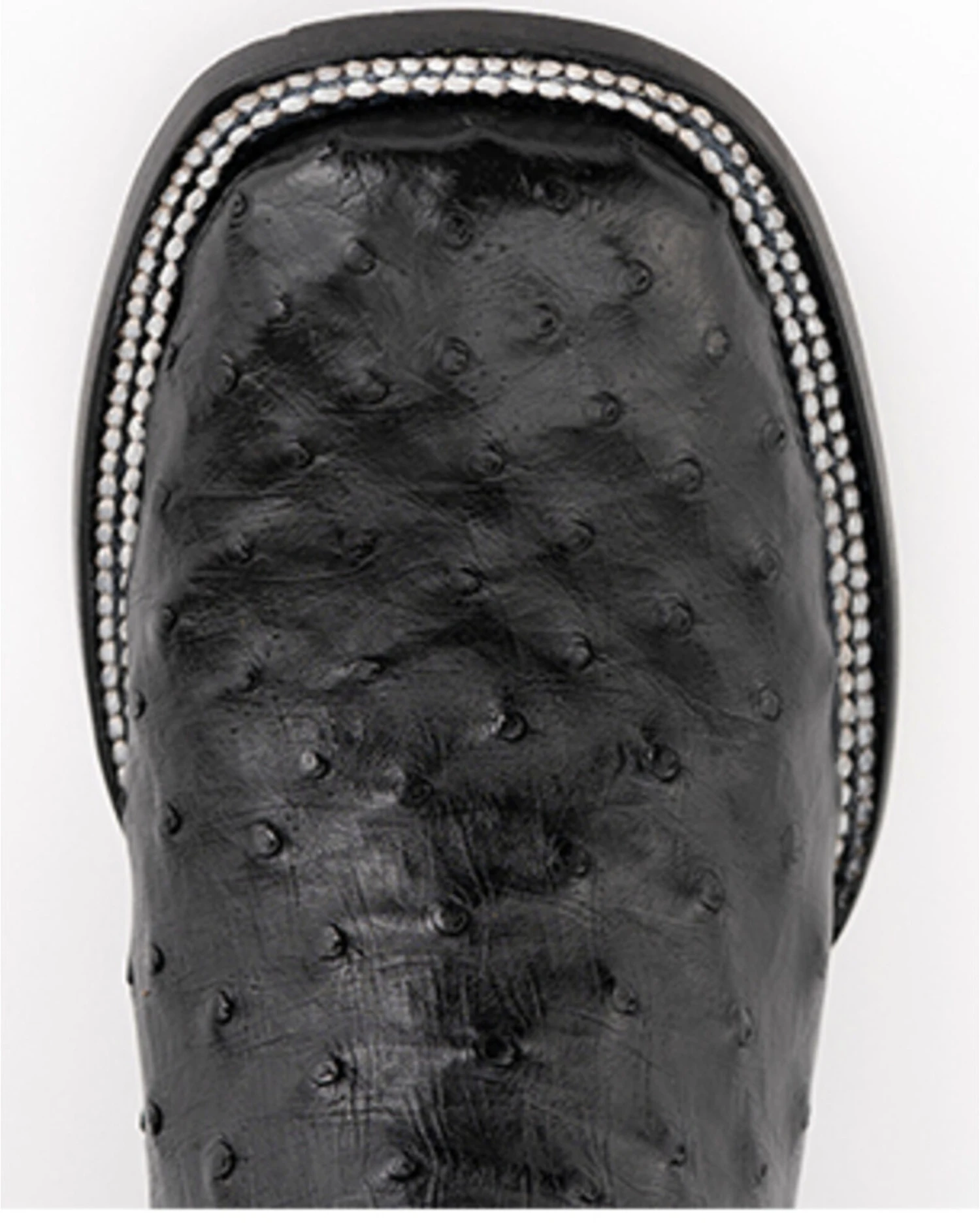 Ferrini Men's Full-Quill Ostrich Embroidered Western Boots - Broad Square Toe 3 Ferrini Men's Full-Quill Ostrich Embroidered Western Boots - Broad Square Toe