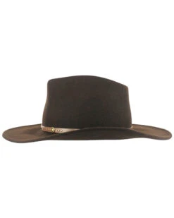 Cody James Men's Brown Sedona Felt Hat -Fashion Shoes Store 096R45 41 D3
