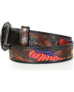 Tony Lama Men's American Heritage Eagle Belt -Fashion Shoes Store 1000007712 200 D1