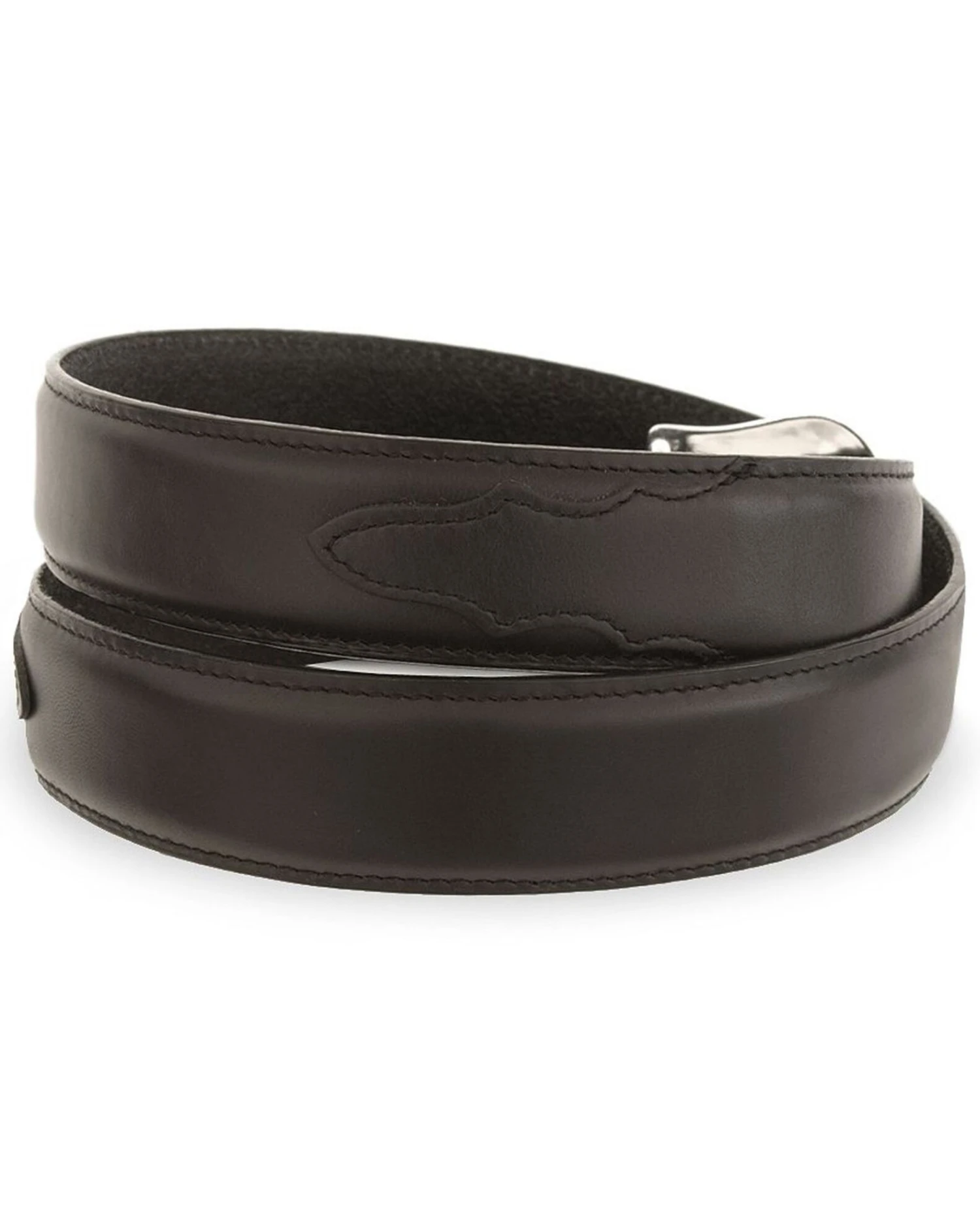 Tony Lama Men's Longhorn Leather Dress Belt - Reg & Big 3 Tony Lama Men's Longhorn Leather Dress Belt - Reg & Big