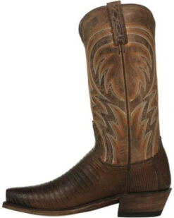 Lucchese Men's Handmade Percy Lizard Boots - Square Toe -Fashion Shoes Store 2000123972 280 LT