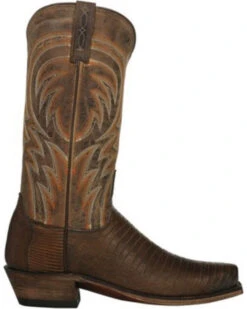 Lucchese Men's Handmade Percy Lizard Boots - Square Toe -Fashion Shoes Store 2000123972 280 RT
