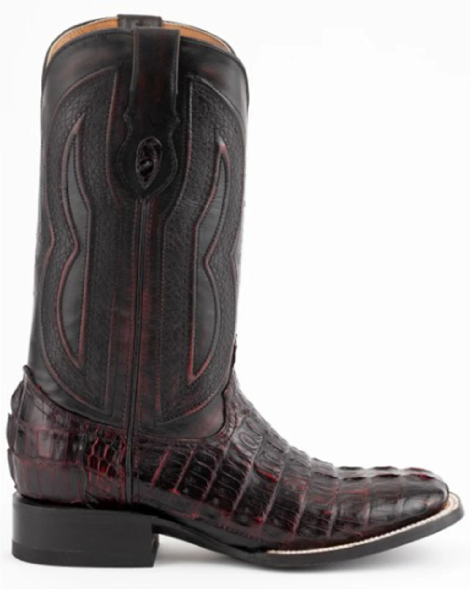 Ferrini Men's Dakota Exotic Crocodile Western Boots - Broad Square Toe 6 Ferrini Men's Dakota Exotic Crocodile Western Boots - Broad Square Toe - Image 5