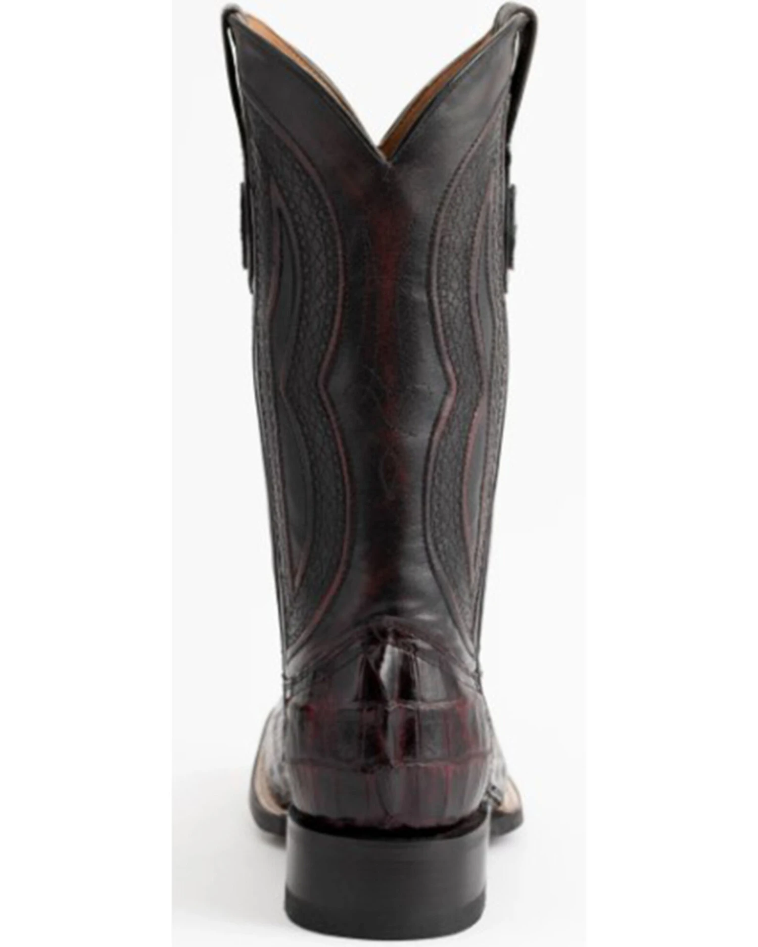 Ferrini Men's Dakota Exotic Crocodile Western Boots - Broad Square Toe 4 Ferrini Men's Dakota Exotic Crocodile Western Boots - Broad Square Toe - Image 3