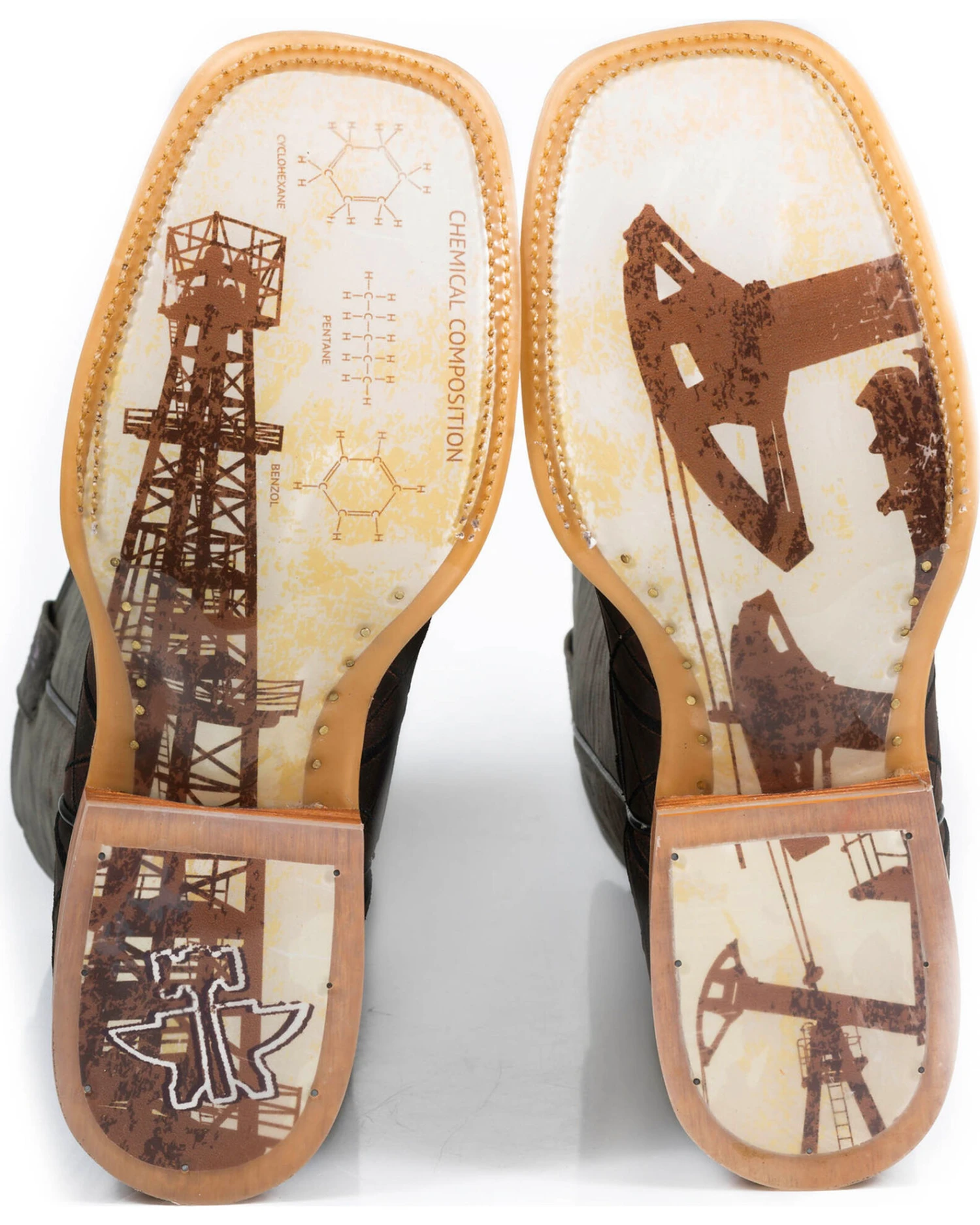 Tin Haul Men's Derrick Western Boots - Broad Square Toe 3 Tin Haul Men's Derrick Western Boots - Broad Square Toe