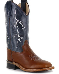 Cody James Boys' Lightening Embroidered Western Boots - Square Toe -Fashion Shoes Store 2000207292 200 P1