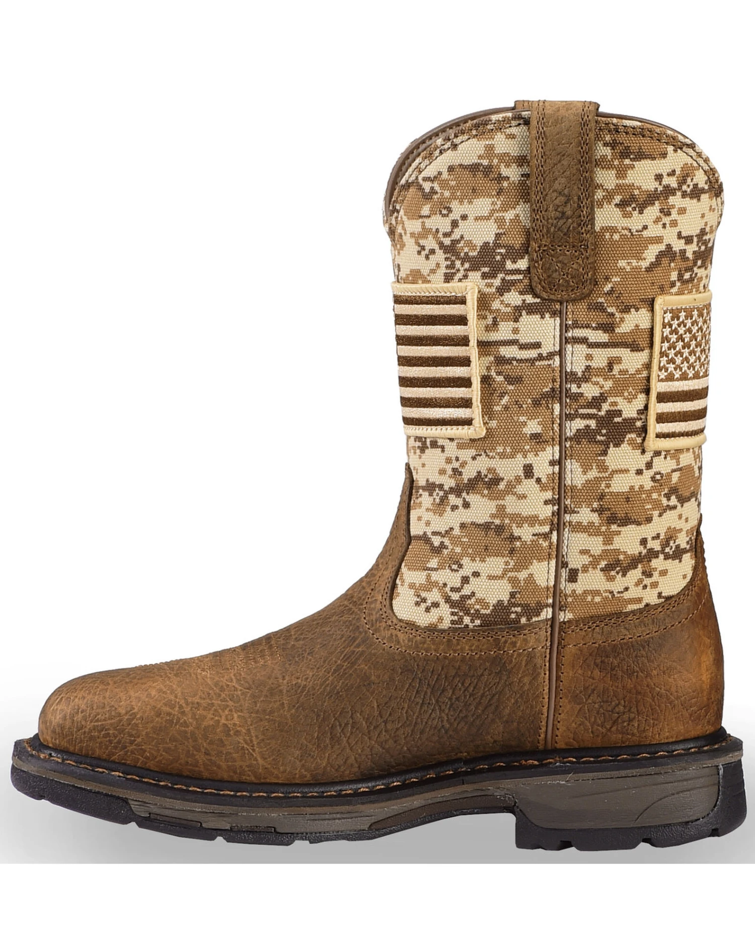 Ariat Men's Workhog Patriot Western Boots - Steel Toe 7 Ariat Men's Workhog Patriot Western Boots - Steel Toe - Image 5