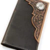 Ariat Men's Embossed Overlay Rodeo Wallet 1 Ariat Men's Embossed Overlay Rodeo Wallet -Fashion Shoes Store 2000221837 280 P1