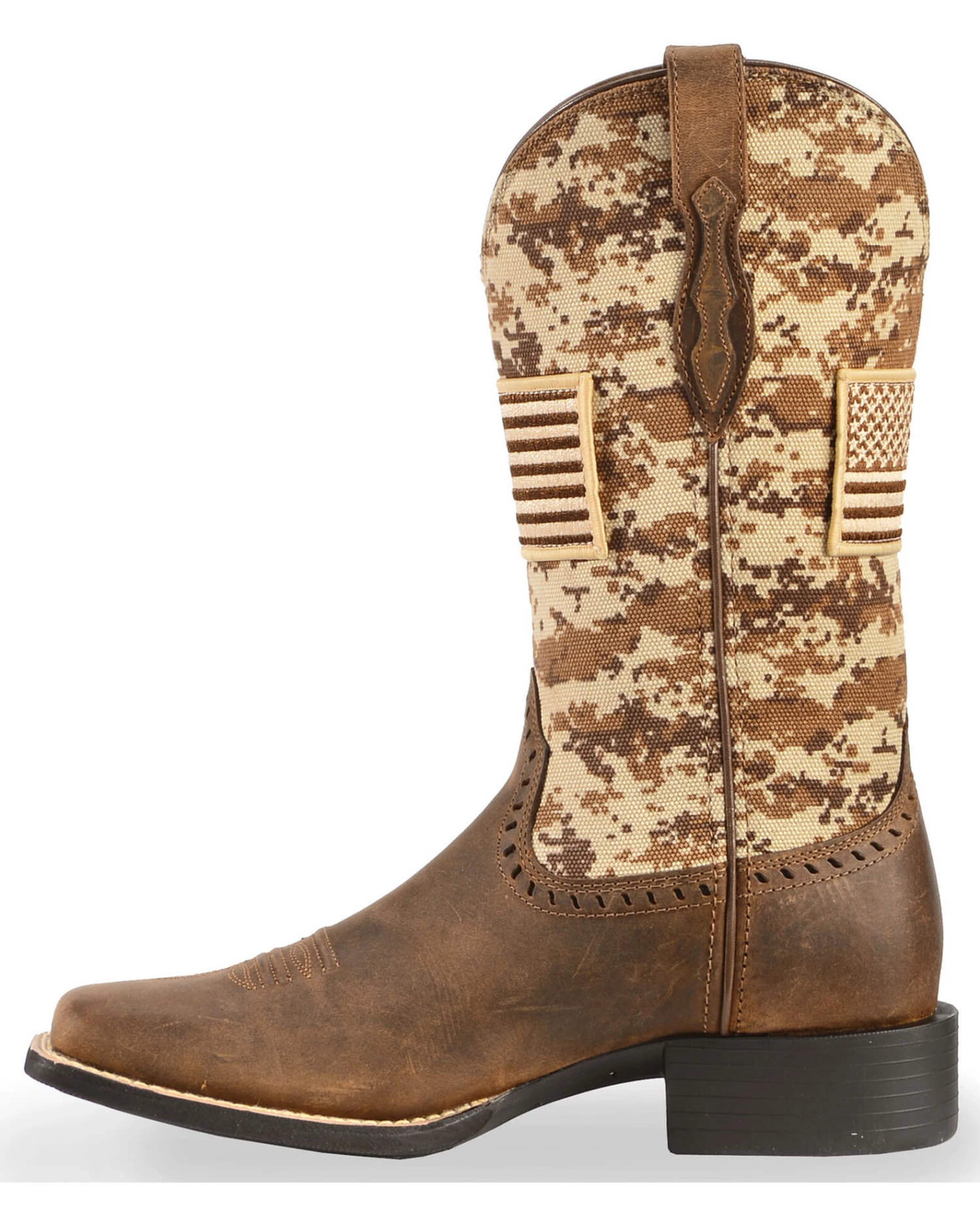 Ariat Women's Round Up Patriot Western Performance Boots - Broad Square Toe 3 Ariat Women's Round Up Patriot Western Performance Boots - Broad Square Toe
