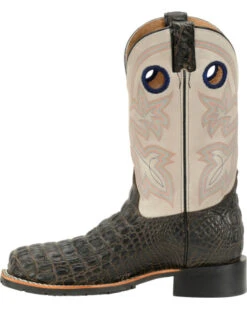 Double H Men's Caiman Print Work Boots - Steel Toe