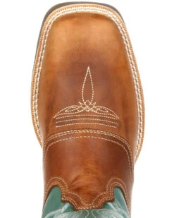 Durango Women's Saddle Western Boots - Broad Square Toe -Fashion Shoes Store 2000239900 200 P6