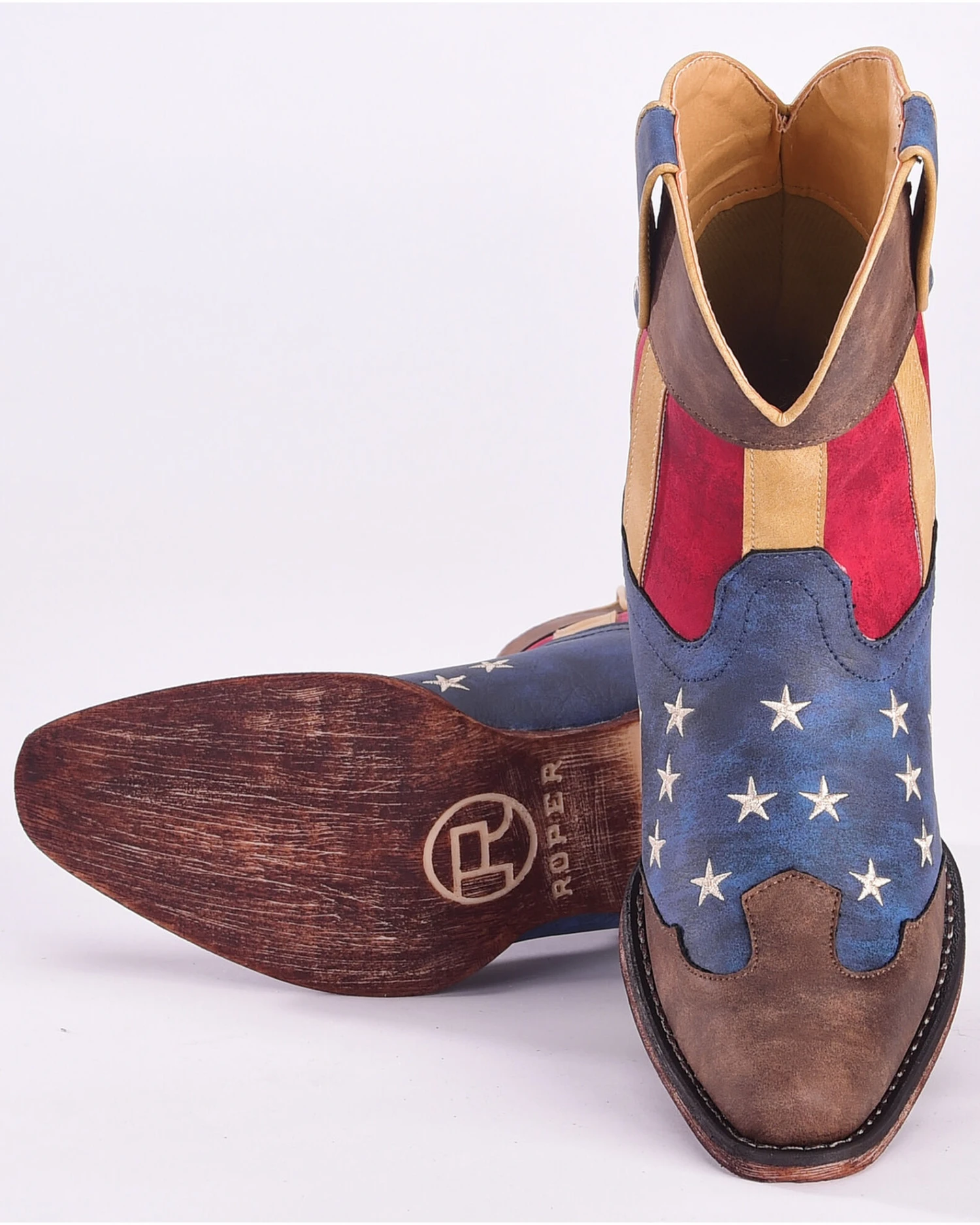 Roper Women's American Flag Boots - Snip Toe 6 Roper Women's American Flag Boots - Snip Toe - Image 4