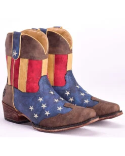 Roper Women's American Flag Boots - Snip Toe 12 Roper Women's American Flag Boots - Snip Toe -Fashion Shoes Store 2000239956 900 P1
