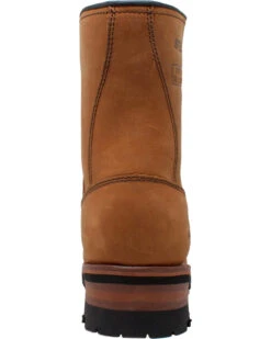 Ad Tec Men's 9" Leather Logger Boots - Steel Toe -Fashion Shoes Store 2000251855 200 BK