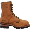 Ad Tec Men's 9" Leather Logger Boots - Steel Toe -Fashion Shoes Store 2000251855 200 RT