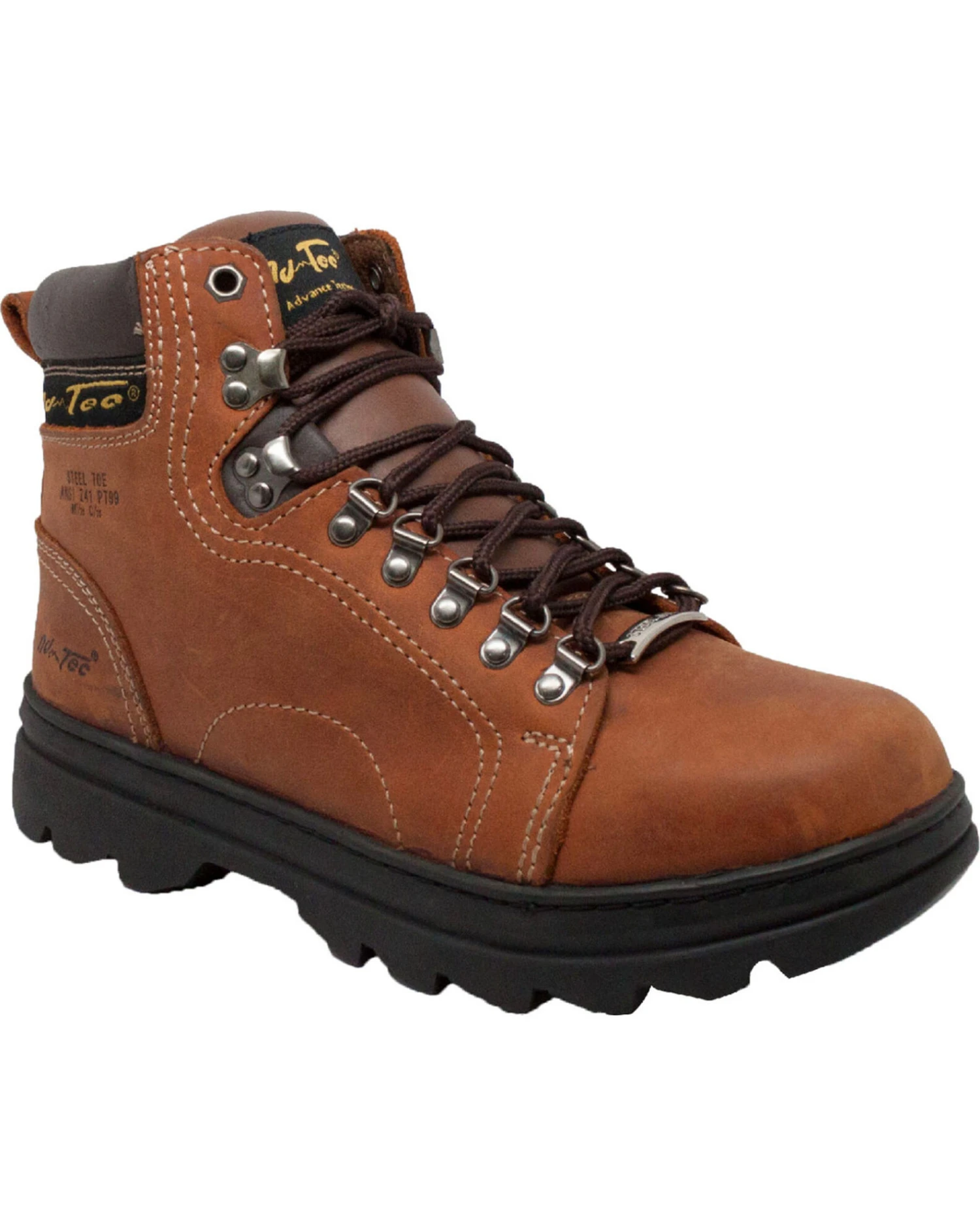 AdTec Men's 6" Leather Hiker Work Boots - Steel Toe 7 AdTec Men's 6" Leather Hiker Work Boots - Steel Toe - Image 5