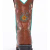 Shyanne Girls' Floral Embroidery Western Boots - Snip Toe -Fashion Shoes Store 2000253413 200 P5