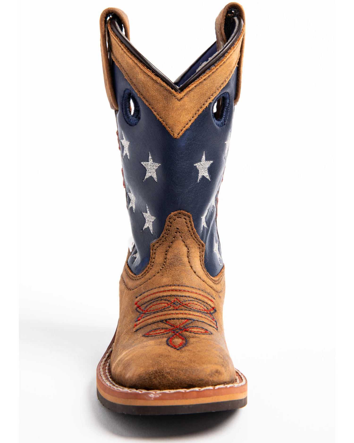 Cody James Boys' USA Flag Western Boots - Broad Square Toe 4 Cody James Boys' USA Flag Western Boots - Broad Square Toe - Image 2