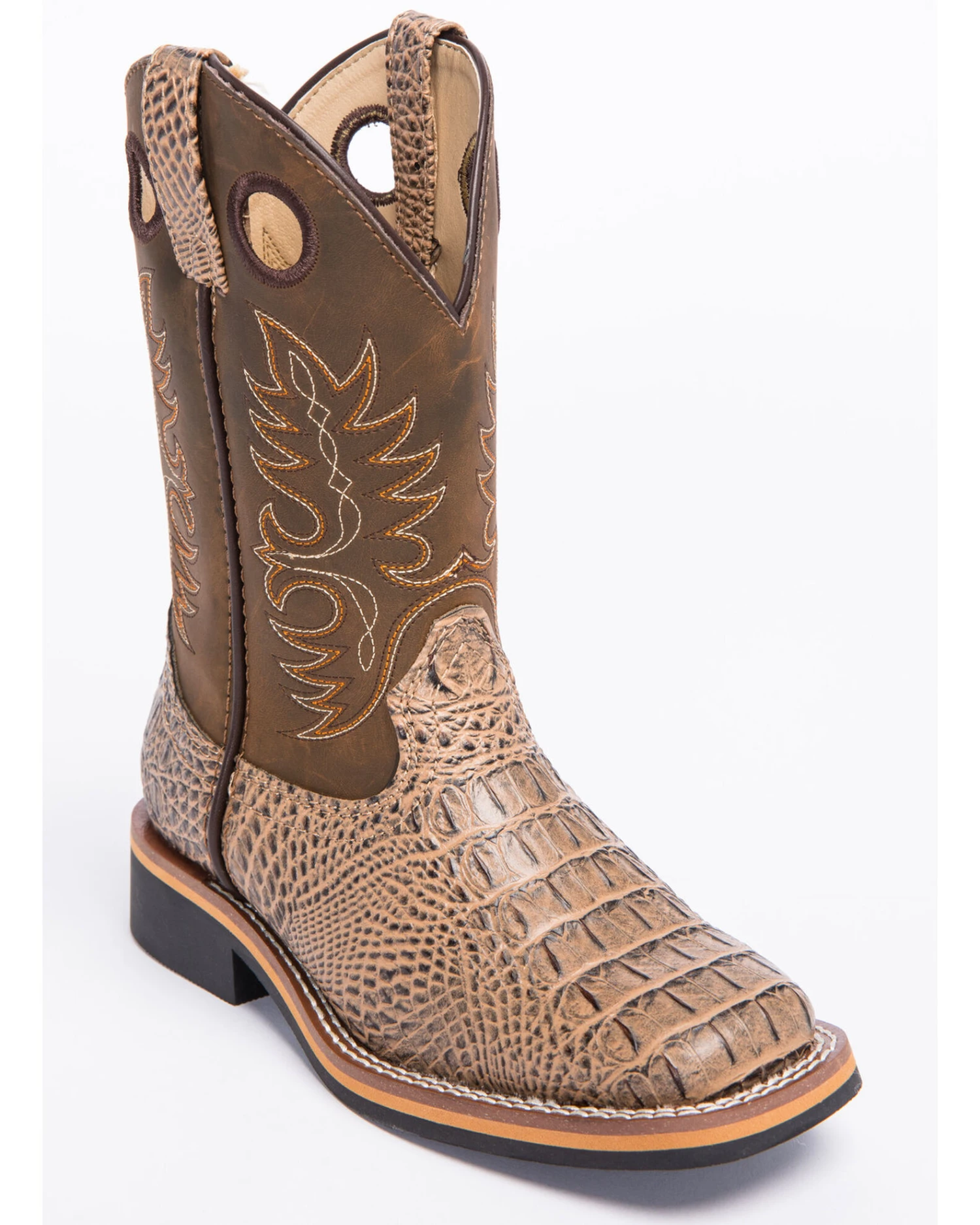 Cody James Little Boys' Gator Print Western Boots - Broad Square Toe 3 Cody James Little Boys' Gator Print Western Boots - Broad Square Toe