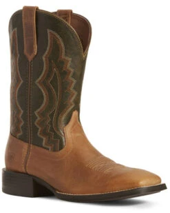 Ariat Men's Sport Riggin Western Performance Boots - Broad Square Toe -Fashion Shoes Store 2000258874 200 P1