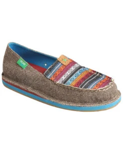 Twisted X Women's Serape Driving Moccasin Shoes - Moc Toe -Fashion Shoes Store 2000274227 020 P1