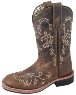 Smoky Mountain Little Girls' Marilyn Western Boots - Square Toe