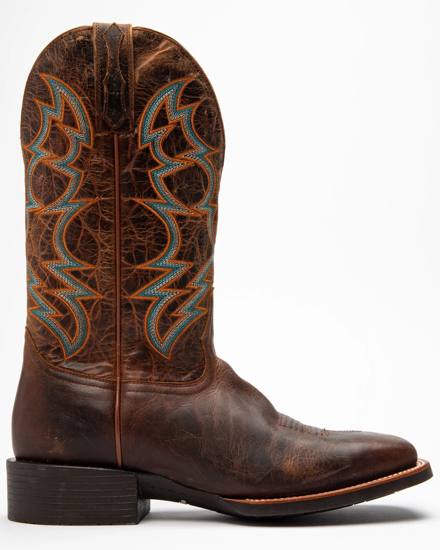 RANK 45 Men's Suntan Zulu Western Performance Boots - Broad Square Toe 6 RANK 45 Men's Suntan Zulu Western Performance Boots - Broad Square Toe - Image 4