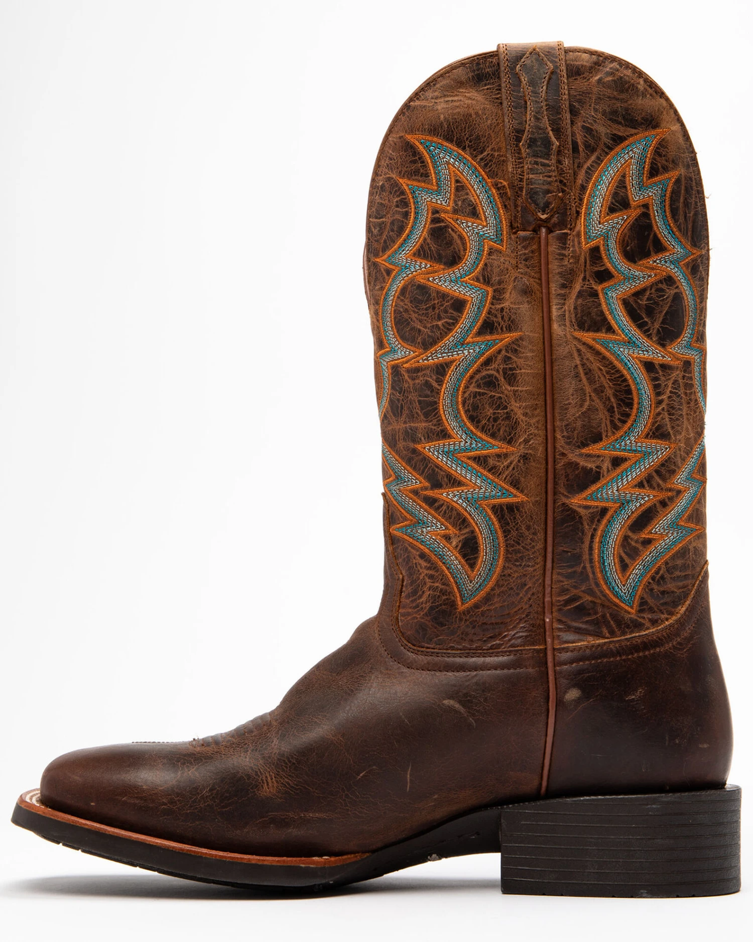 RANK 45 Men's Suntan Zulu Western Performance Boots - Broad Square Toe 7 RANK 45 Men's Suntan Zulu Western Performance Boots - Broad Square Toe - Image 5