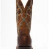 RANK 45 Men's Suntan Zulu Western Performance Boots - Broad Square Toe