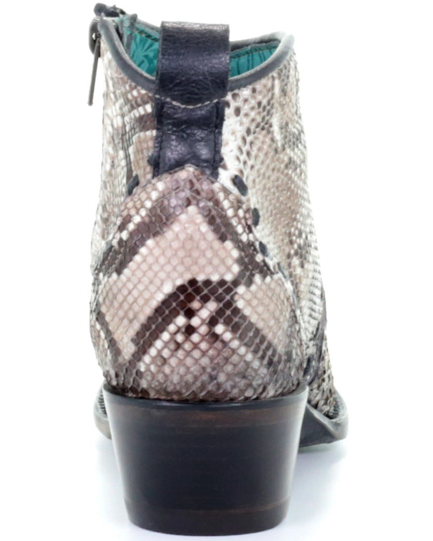 Corral Women's Natural Python Fashion Booties - Snip Toe 3 Corral Women's Natural Python Fashion Booties - Snip Toe