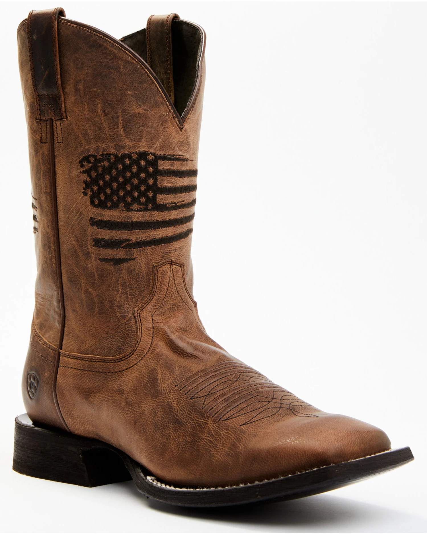 Ariat Men's Circuit Patriot Western Boots - Broad Square Toe 3 Ariat Men's Circuit Patriot Western Boots - Broad Square Toe