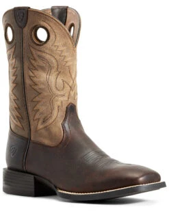 Ariat Men's Sport Ranger Barley Western Performance Boots - Broad Square Toe -Fashion Shoes Store 2000281813 200 P1