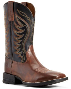 Ariat Men's Amos Hand Stained Western Boots - Square Toe -Fashion Shoes Store 2000281862 200 P1